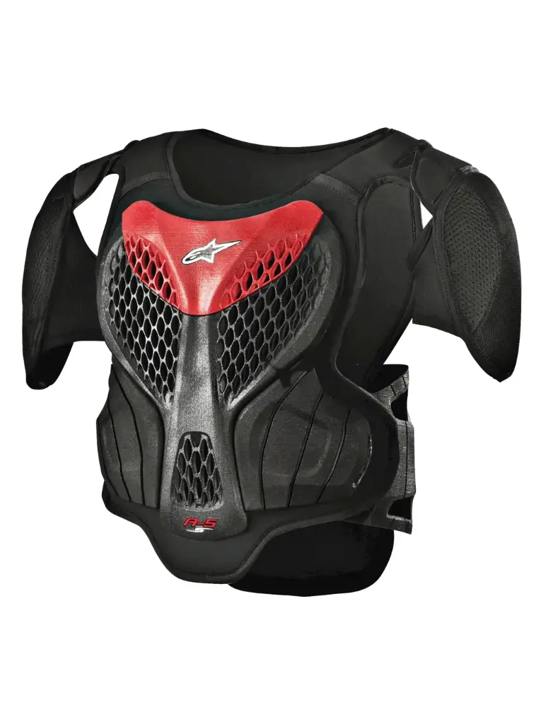 A-5 S YOUTH BODY ARMOUR - BLACK RED 674051813